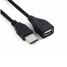 1/1. 5 м USB удлинитель супер скорость USB 2,0 мужчин и женщин кабель синхронизации данных USB2.0 удлинитель кабеля #1023 2024 - купить недорого