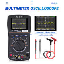 KKmoon kkm828 2.4In Graphical Digital Oscilloscope Multimeter 2 in1 1MHz Bandwidth 2.5Msps Sampling Rate for DIY Electronic Test 2024 - buy cheap