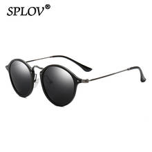 New Round Polarized Men Sunglasses Women Aluminum Magnesium Frame Fashion Color Coating Shades Lightweight Oculos De Sol UV400 2024 - buy cheap