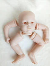 Kit de boneca reborn bebê 18 polegadas, corpo de vinil sem pintura, peças de boneca diy, faça você mesmo, brinquedo para crianças 2024 - compre barato