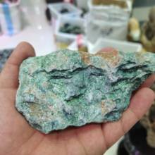 1 шт. Новый Минеральный Натуральный зеленый кварц, грубый слюдяной камень, необработанный лепидолит, хрустальный камень 2024 - купить недорого