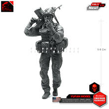 Yufan Model 1/35 Figure Modern Us Seal Machine Gunner Resin Soldier Model Usk-11 2024 - buy cheap