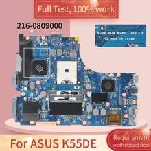 Для ASUS K55DE REV.2.0 216-0809000 DDR3 Материнская плата ноутбука Полная проверка 100% работа 2024 - купить недорого