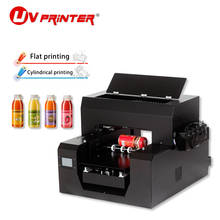 Flat cylindrical 2-in-1 A3 UV printer 6-color inkjet high resolution for T-shirt/glass bottle/mobile phone case pattern printing 2024 - buy cheap