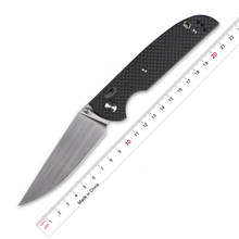 Kanedeiia dolphin pivot folding knife S35VN blade carbon fiber handle outdoor camping survival hunting kitchen knife EDC TOOL 2024 - buy cheap