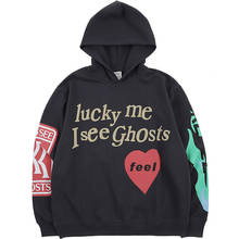 Euro Size 100 Cotton I see Ghosts Ghost Fun Hoodie Men Women Pullover 2022 Fashion Sweatshirts Hip Hip Famous Brand Mens Hoodies 2024 - buy cheap