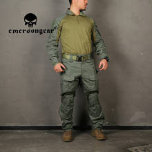 Emersongear-Conjunto de uniforme táctico de combate para hombre, camisas de asalto militar, pantalones, ropa de entrenamiento, Tops taticos, Airsoft, tiro, G3 2024 - compra barato