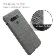 Funda de tela ultrafina antideslizante para teléfono LG G8S THINQ, funda ajustada para teléfono LG G8S THINQ LM-G810, LMG810EAW 6,21" 2024 - compra barato