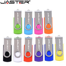 JASTER Hot sale usb 2.0 4GB 8GB 16GB 32GB 64GB metal swivel easy External storage usb flash sticks pen drive gift usb 2024 - buy cheap