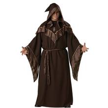 Adult Pastor godfather male wizard Cosplay Costume Halloween Party stage Performance Religious Priest Monk Robe Dress 2024 - buy cheap