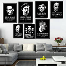 NT536 Hot Godfather Goodfellas Success Quote Classic Movie Poster Prints Wall Art Canvas Painting Picture Living Home Room Decor 2024 - buy cheap