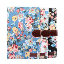 Magnetic Flower Cloth Tablet Cover For Samsung Galaxy Tab S6 Lite 10 4 Case 2020 PC Leather Funda For S6 Lite P610 P615 10.4'' 2024 - buy cheap