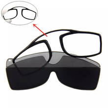 Portable Nose Pinch Reading Glasses Pocket Glasses For Men Women Presbyopic Full Rim Readers 1.0 1.5 2.0 2.5 3.0 3.5 2024 - buy cheap