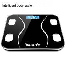 Balança de gordura corporal medição inteligente, escala pequena de gordura corporal adulta, balança eletrônica de corpo humano 2024 - compre barato