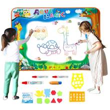 Детская большая волшебная ручка водяной каракули коврик для нарисования доска для раннего развития Нетоксичная доска для рисования детские игрушки подарок для детей 2024 - купить недорого