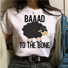 Women's Oversized Fashion Shirts Cartoon Cute T Shirt Funny Korean T-Shirt Women Kawaii Tshirt Animal Print Letter Casual Punk 2024 - buy cheap