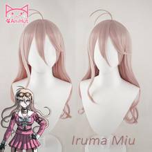 AniHut IRUMA MIU парик Danganronpa V3 косплей парик аниме косплей волос Синтетические термостойкие женские волосы Iruma Miu Косплей 2024 - купить недорого