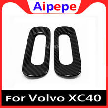 For Volvo XC40 2018 2019 2020 Car Styling Interior Upper Air Vent Outlet Cover Trim 2pcs ABS Plastic Auto Accessories 2024 - buy cheap