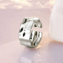 Anéis de dedo femininos com enfeites, anéis banhados a prata para mulheres, acessórios para festa, noivado, joia de casamento 2024 - compre barato