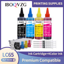 IBOQVZG-cartucho de tinta recargable LC38 LC39 LC61 LC65 LC980 LC985 LC990 LC1100, para Brother DCP-J125 195C J315W, con 400ML de tinta 2024 - compra barato