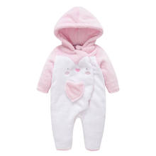 Honeyzone Newborn Baby Winter Clothes Cotton Body bebe Costume Cartoon Print Baby Girls Rompers roupinha de bebe Boy Jumpsuits 2024 - buy cheap