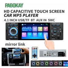 Reproductor multimedia con pantalla táctil de 4 "y Bluetooth para coche, autorradio estéreo 1DIN jsd-3001, Mirror Link, cámara de visión trasera, usb, aux 2024 - compra barato