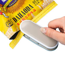 Mini Portable Handy Package Sealing Machines For Plastic Snacks Bags Heat Sealer Vacuum Resealer Kitchen Storage 2024 - buy cheap