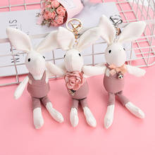 Conejo de peluche de 23,5 cm para niña, muñeco de peluche suave, regalo de Navidad 2024 - compra barato