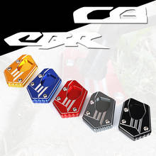 Suporte lateral para motocicleta, extensão de apoio para moto honda cb650r neo sports cafe cbr650r cbr500 r f x cb125r cb300r cb400x 2024 - compre barato