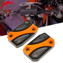 With logo Front Brake And Clutch Fluid Reservoir Cover Cap For KYM SX EXC EXCF SMR SXF XCF 125 200 250 300 350 400 450 500 530 2024 - buy cheap