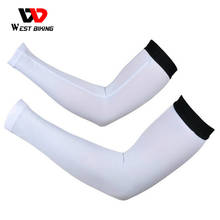 WEST BIKING Breathable Quick Dry UV Protection Bike Sports Arm Sleeve Bicycle Cycling Arm Warmers Cycle Oversleeve Armwarmer 2024 - buy cheap