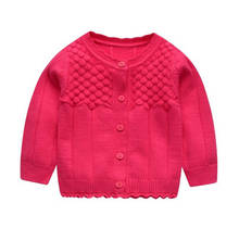 Baby sweater girl's all cotton sweater cardigan coat 2024 - buy cheap