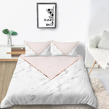 Thumbedding Simple Print Bedding Set Elegant Classic Sweet Duvet Cover For Girl King Queen Soft Single Double Full Twin Bed Set 2024 - buy cheap