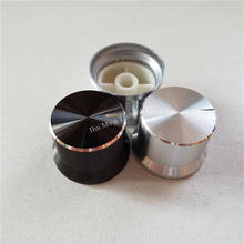 8pcs aluminum plastic knob potentiometer knob 26*18*6mm potentiometer cap O shaft Volume knob switch cap for HI-FI amplifier 2024 - buy cheap