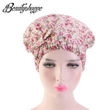 Gorro de dormir con lazo musulmán para mujer, gorro de quimio para el cáncer, turbante, bufanda, gorro islámico para la cabeza, sombreros para la pérdida de cabello 2024 - compra barato