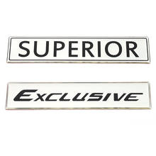3D Metal Car Stickers Emblem Trunk Badge Auto Decals Superior Exclusive Logo Stickers for BMW Audi Toyota Honda Volkswagen Ford 2024 - buy cheap