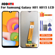 Для samsung Galaxy A01 A015 ЖК-дисплей с сенсорным экраном дигитайзер A015F A015G A015DS сборка для samsung A01 ЖК-дисплей 2024 - купить недорого