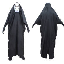 COSTAR Kids / Adults Anime Movie Spirited Away No Face Man Cosplay Costume Full Set Halloween Costume Robe + Gloves + Mask 2024 - buy cheap