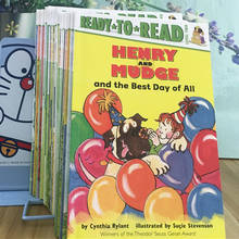 Henry and Mudge-juego de libros de lectura nocturna para niños, 1 set = 28 libros listos para leer, libros educativos en inglés, lectura nocturna en casa de 5 a 8 años 2024 - compra barato