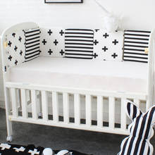 6Pcs Baby Bed Bumper Thicken Cartoon Crib Around Cushion For Newborns Cot Protector Pillows Baby Room Decor Nordic Design 2024 - buy cheap