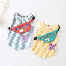 2021 New Arrival Dog Shirt Soft Clothing For Small Medium Dogs Costume Chihuahua Puppy Outfit Striped Pet Clothes For Dogs Vest 2024 - buy cheap