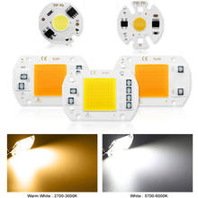 Bombilla LED COB para iluminación de inundación, foco IC inteligente, sin necesidad de controlador, 10W, 20W, 30W, 50W, 3-9W, CA 220V 2024 - compra barato