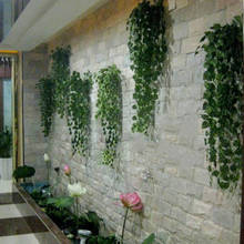 Plantas artificiais para decoração residencial, folhas de hera, 2.4m, videira, flores, folhagem, trepadeira, guirlanda 2024 - compre barato