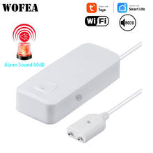 Wofea Wifi Water Detecter 80 DB Alarm Sound Tuya Smart life Water leakage flood Sensor or 433mhz Water Detector 1527 Type 2022 - buy cheap