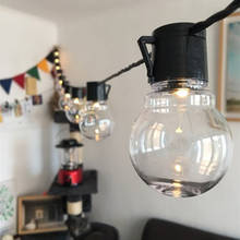 Cordão de luz de led a prova d'água, 3 ou 6m, luzes de fadas, guirlanda de globo, lâmpada de jardim, pátio, casamento, natal, decoração 2024 - compre barato