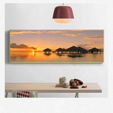 Tableau Sunrise Natural Landscape Canvas Paintings Nordic Modern Posters and Prints Wall Art Pictures for Living Home Decoration 2024 - buy cheap