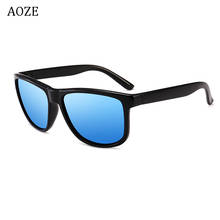 AOZE brand 2020new square polarized sunglasses men's sunglasses retro vintage women's fashion UV400 driving eyewear 2024 - buy cheap