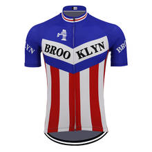 Retro classic cycling jersey 2020 men's cycling clothing Short Sleeve blue Cycling Wear MTB Ropa Ciclismo Maillot Triathlon 2024 - buy cheap