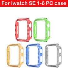 New color Diamond shell For Apple watch case back cover band series 6 5 4 40mm 44mm 38 42mm  For iwatch bumper 3 2 1 2024 - buy cheap