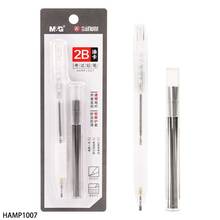 M&G HAMP1007 Must-have Mechanical Pencil For The Exam Set 2B Pencil+2B Square Lead Core School Supplies Suitable For Exams 2024 - buy cheap